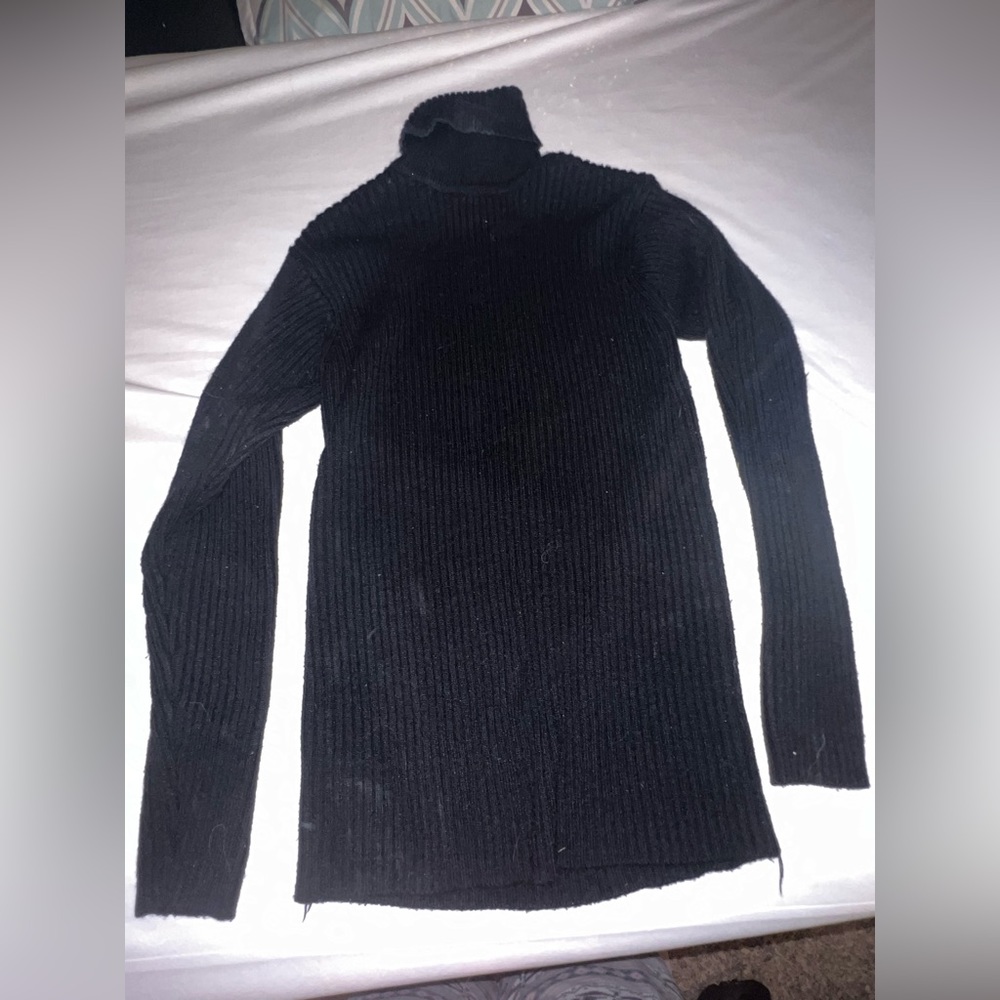 Black Turtleneck Sweater